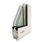 L60 Sliding Windows And Doors UPVC Profiles High UV Resistance